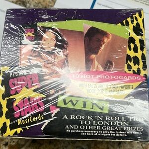 Pro set stars music cards